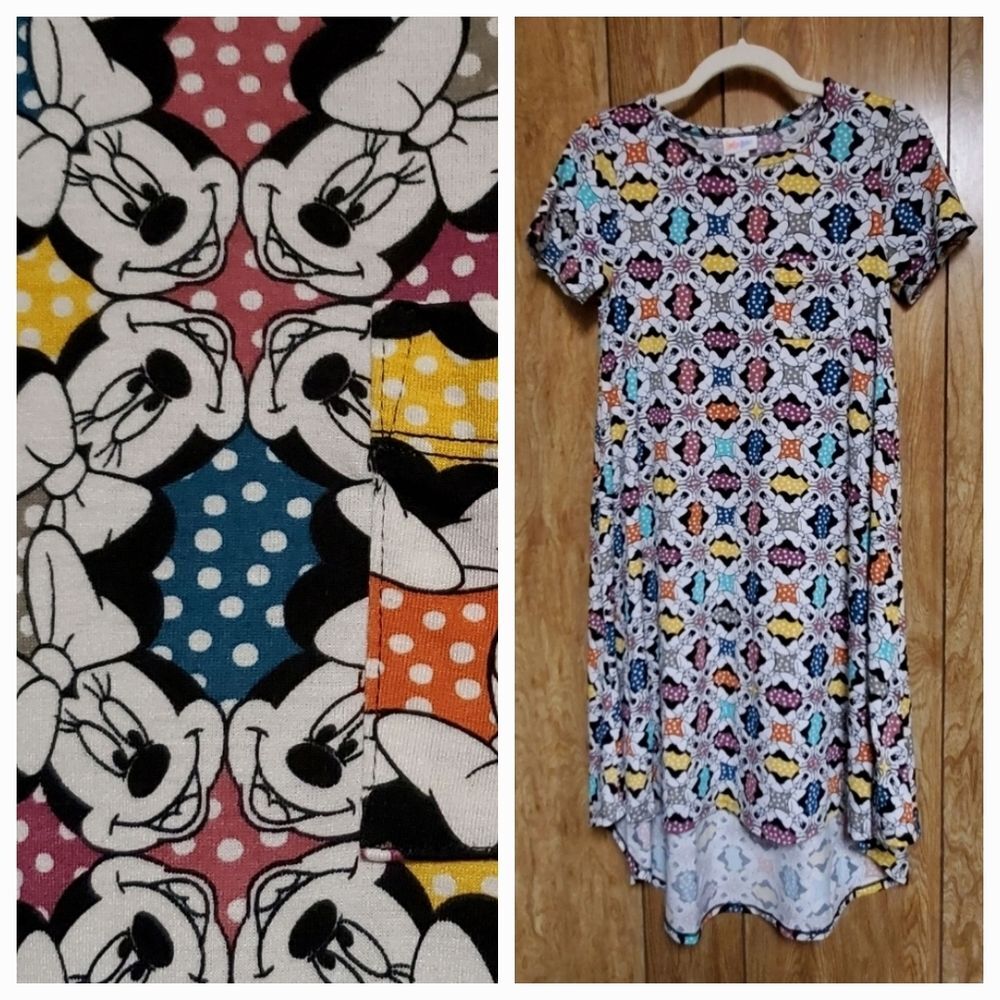LuLaRoe | Minnie Mouse "Carly" Dress | Size XXS